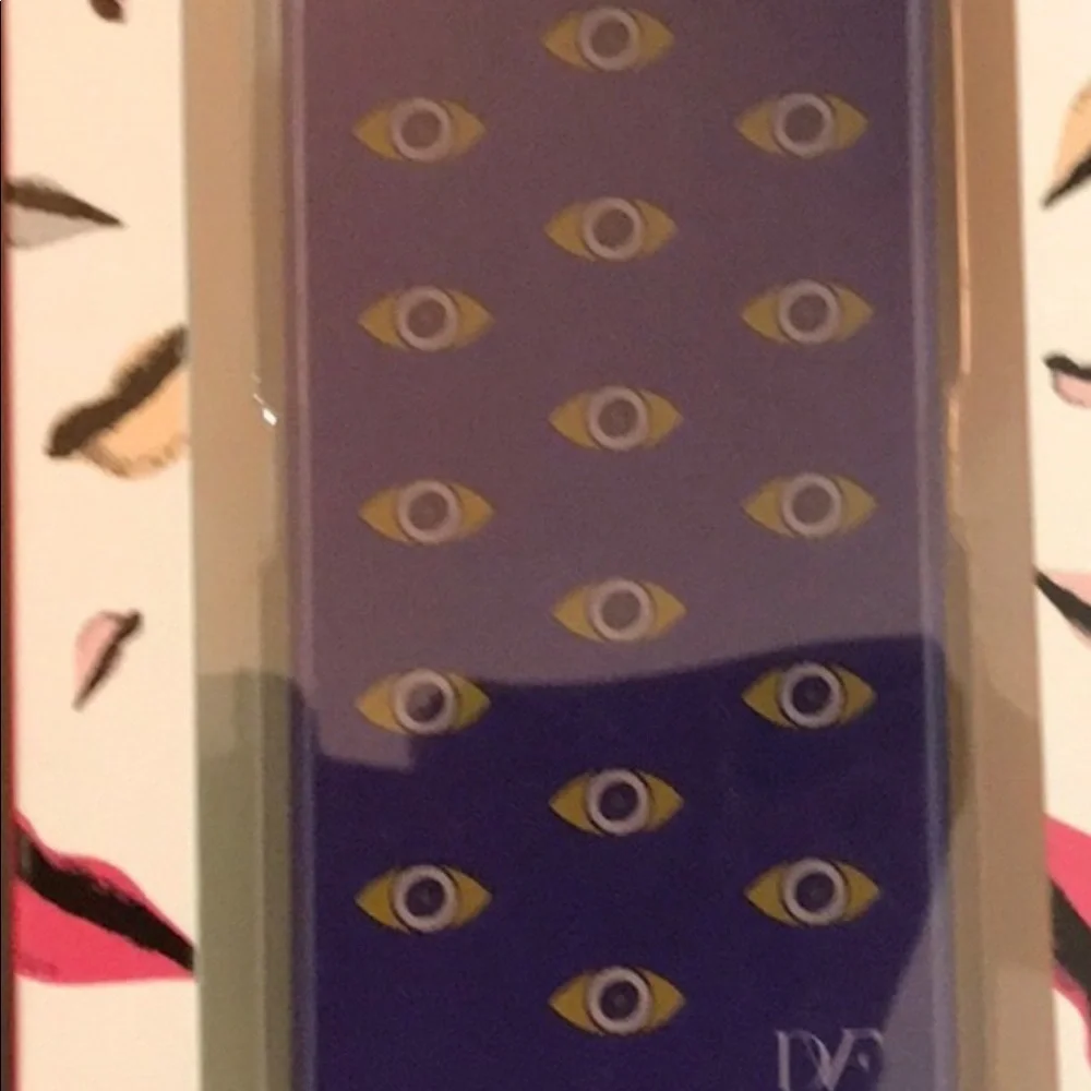 DIANE VON FURSTENBERG DVF Evil Eye iPhone 5 Case never used